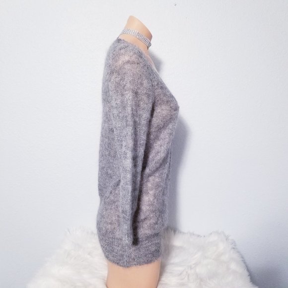 J. Crew Gray Cardigan Sweater - Picture 4 of 5